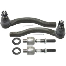 Front Inner and Outer Tie Rod End Set For 2004-2008 Acuta TL Base Type-S Models