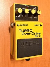 Boss OD-2 Turbo Over Drive guitar effects pedal -  Made in Japan.
