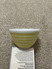 Pyrex Vintage 401 Yellow Rainbow Stripe Mixing Bowl 1.5 Pints