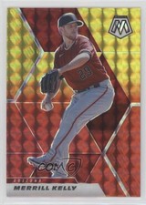 2021 Panini Mosaic Choice Fusion Red & Yellow Prizm /64 Merrill Kelly #24 nd3