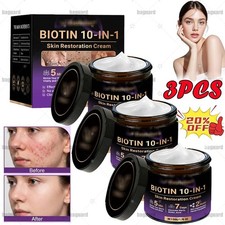 3x Biotin 10-in-1 Skin Restoration Cream, 2026 Professional Skin Treatment Cream