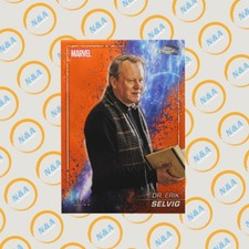 2025 Topps Chrome Marvel Studios Orange Snap Variation Dr. Erik Selvig /25