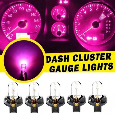 Dash Instrument Cluster Gauge Pink LEDs LIGHT BULBS KIT For 87-96 Dodge Dakota