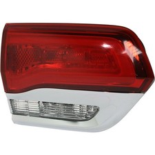Tail Light Left Inner Side Clear Red Lens With Halogen Bulb 14904278