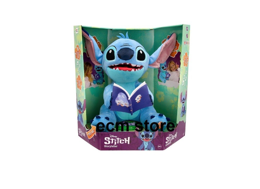 Stitch Storyteller Peluche Électronique Cadeau Anniversaire Enfant Histoires Audio