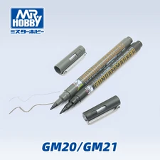 Mr.Hobby Gundam Marker GM20–GM21 Brush Pen Water-Based Type (Multiple Options)