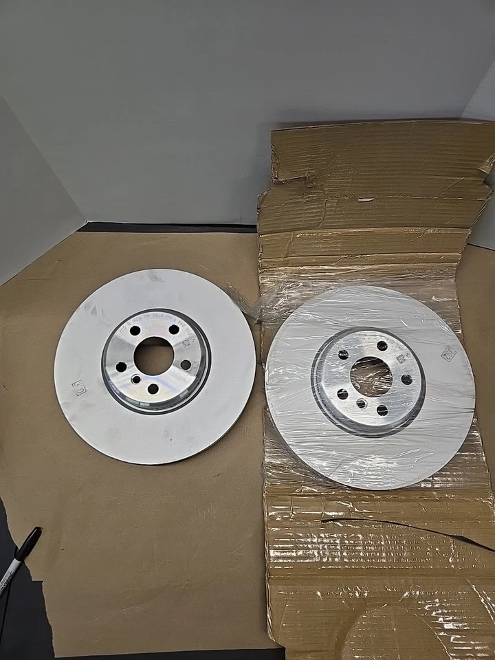 BMW ROTORES DE FRENO IZQUIERDO Y DERECHO OEM NUEVO X3 X4 330 340 M Series Genuino 21 22 23 Foto 2 de 4