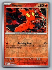 Pokemon TCG SV05: Temporal Forces Slugma 028/162 Reverse Holo