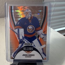 Upper Deck 2025-26 Allure Rookie Orange Slice Jakub Skarek Islanders #121