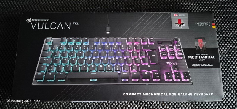 Roccat Vulkan TKL (UK Layout) Mechanical Gaming Keyboard - Mint Condition