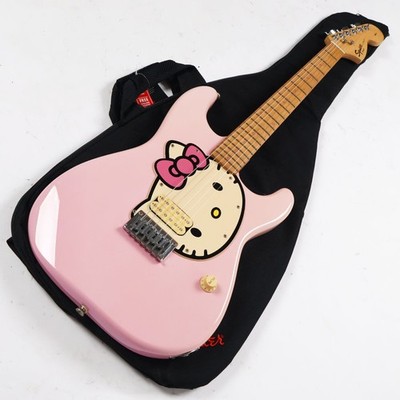 Squier by Fender Limited Edition Hello Kitty Stratocaster Pink mit Koffer geb...