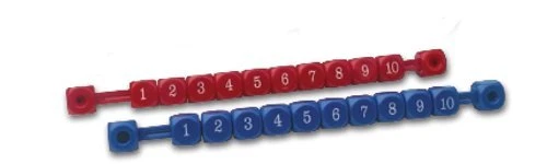 IMPI Kicker Toranzeige, Rot/Blau, 2er-Set