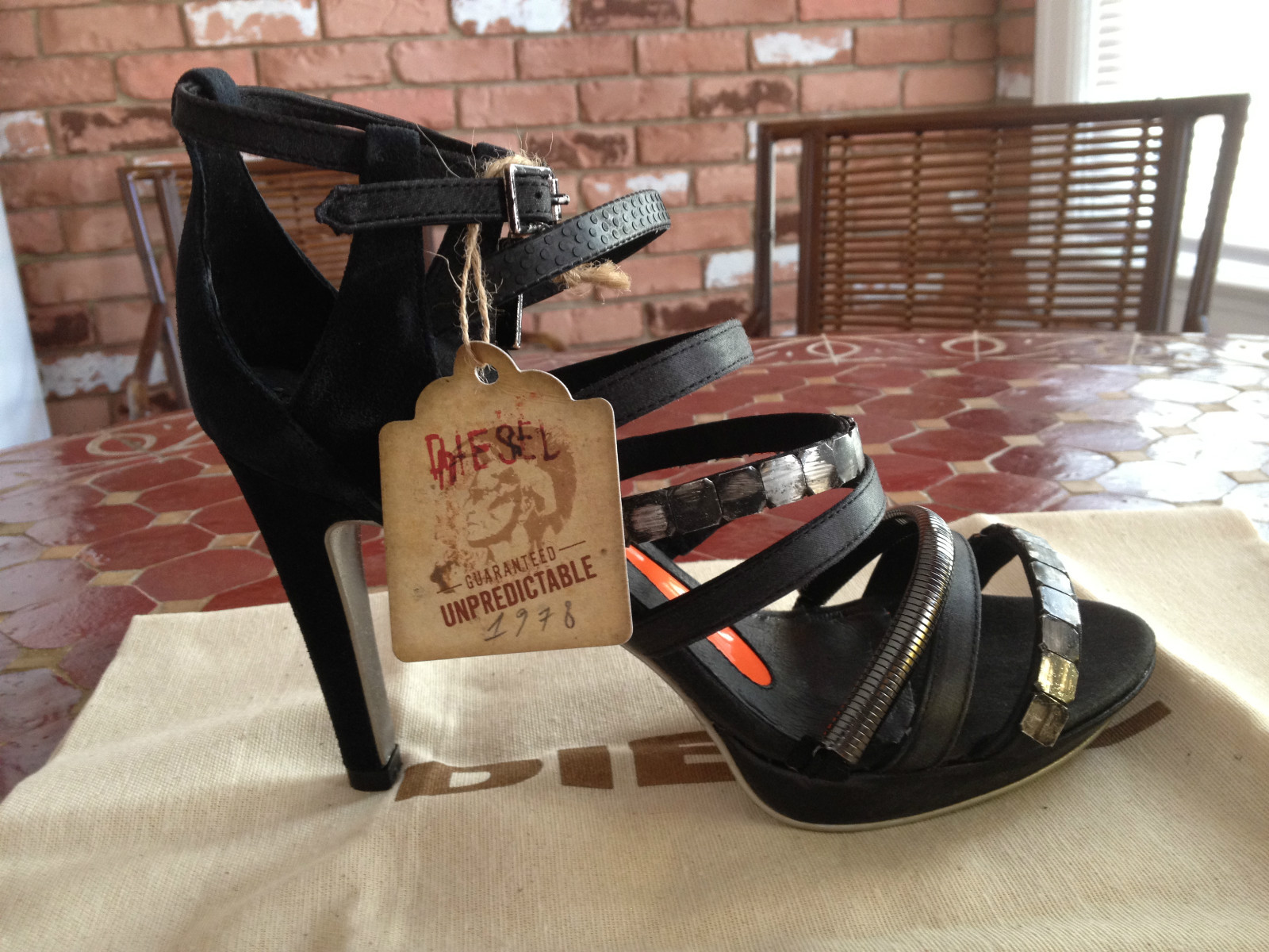 diesel high heels shoes