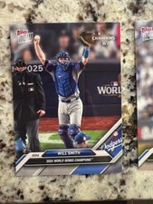 2024 TOPPS NOW WORLD SERIES CHAMPIONS LOS ANGELES DODGERS WILL SMITH #WS-3
