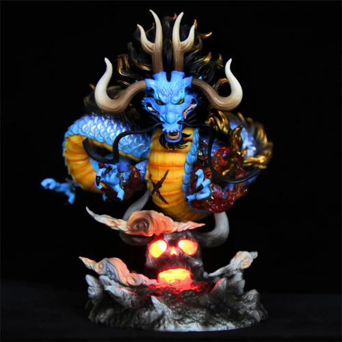 One Piece 22cm Kaido Dragon Form Statue Action Figure Collection Anime Wano Arc - Picture 2 of 7