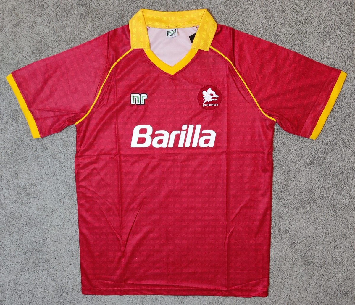 ビンテージ　ローマ　90-91 ユニフォーム AS Roma 1990/91 Red Home Retro Vintage Rare Soccer Football