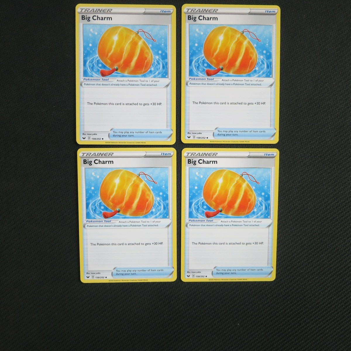big charm pokemon card value Attach a Pokemon Tool to 1 of your Pokemon that doesnt already have a Pokemon Tool attached to it Big Charm #158 Prices |