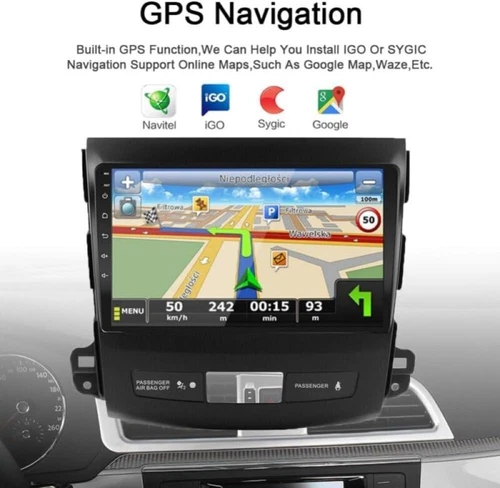 Für Mitsubishi Outlander II CWW 2005-2011 Android 14 Autoradio GPS BT DAB 4G+64G - Bild 10 von 20