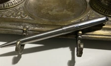 Parker 45 Cap Actuated Ballpoint Pen, Stainless Steel Flighter Model Chrome Trim