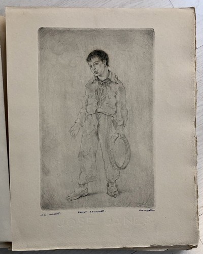1945 E. CHIMOT - CENT SONNETS FRANCAIS ex. d'artiste + 3 EAUX-FORTES SIGNEES - Picture 4 of 12