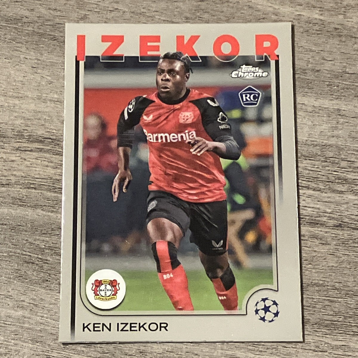 2024-25 Topps Chrome UEFA SILVER Ken Izekor #75 Bayer Leverkusen