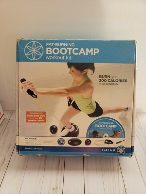 Gaiam Fat Burning Bootcamp Workout Kit Exercise Tools NO DVD Included 