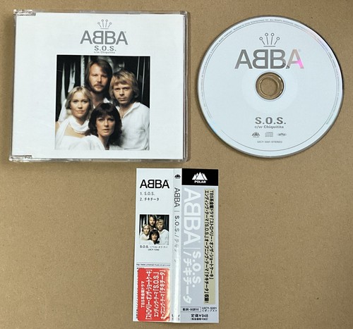 Abba S.O.S. Japanese Cd Single OBI Strip + Lyrics 2001 Rare Complete - 第 2/10 張圖片