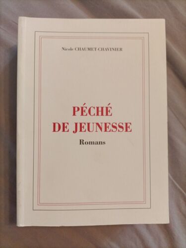 PÉCHÉ DE JEUNESSE Romans Livre Nicole CHAUMET-CHAVINIER 1961 Del Luca 1997 - Imagen 1 de 7