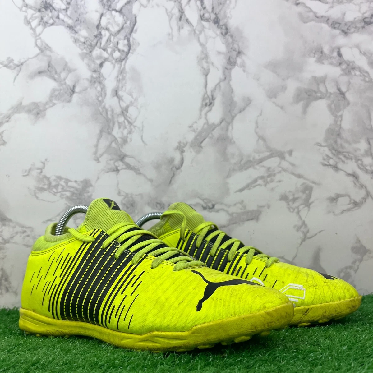 Puma Future Z 4.1 Football Boots Astro Turf Soles FG Yellow Black Size UK 8