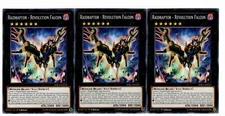 Yugioh- 3X Raidraptor - Revolution Falcon - Common - 1st - WIRA-EN023 - NM