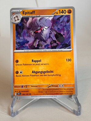 Epitaff 100/191 Stürmische Funken SSP Pokemon Deutsch Near Mint
