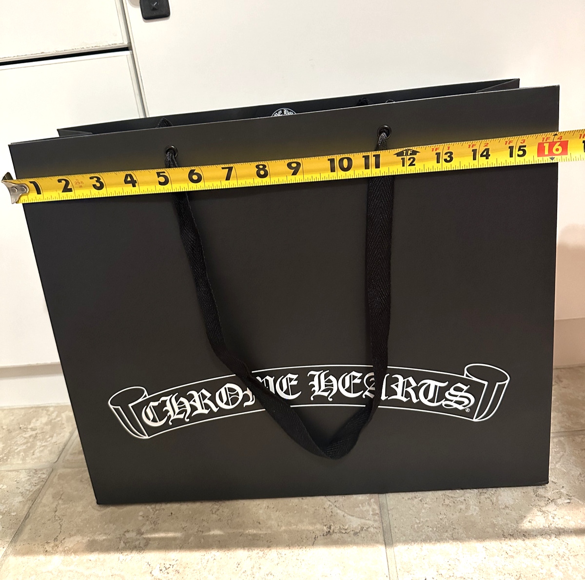 AUTHENTIC CHROME HEARTS LARGE White Or BLACK PAPER SHOPPING GIFT