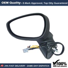 Fits Ford	Fiesta 2008-2012 Complete Wing Mirror, Left Side Electric Wing Mirror