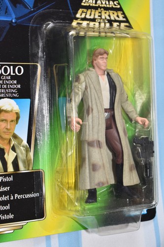 HOTH REBEL SOLDIER AND HAN TRENCHCOAT POTF CARDED FIGURE star wars REF D2113 - Picture 5 of 8