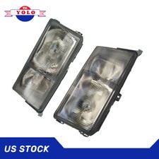 1 Pair Left Right Front Headlight Fits For Mb Mercedes 190 W201 1982-1992 1993