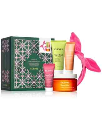 ELEMIS superfood skin nourishing novel Facial Wash Exfoliator Moisturizer 5-Pcs