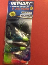 Fishing Jigs Getmdry Fishing Company  Pk of 5 Multi Color Choker Series Size 3/4