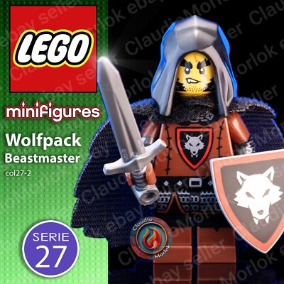   Lego Wolfpack Beastmaster Minifiguren col27-2 col450 71048 Wolfsbändiger