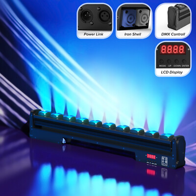 Beam Wallwasher Licht Bar 250W 10 LED RGBW 150° Drehbar DMX DJ Party Lichteffekt