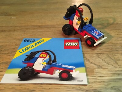 LEGO  Set 6502: Legoland Rennwagen / Dragster (Turbo Racers), mit Anleitung