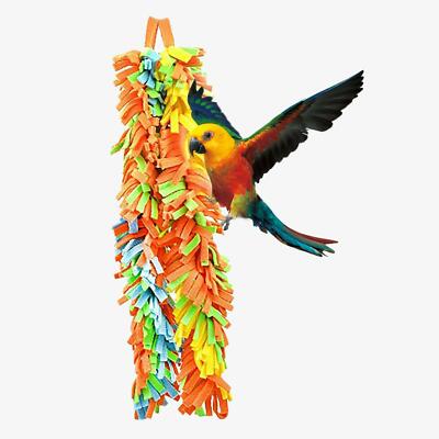 Vogel Kauspielzeug lustiger hängender Vogelkäfig Nymphensittich Beißspielzeug Haustierbedarf