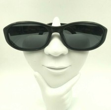Vintage Nautica N6500S 312 Dark Gray Oval Sunglasses Hong Kong FRAMES ONLY
