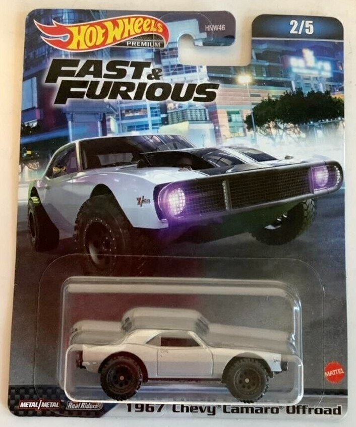 NEW 5-PACK Hot Wheels Premium Fast & Furious 1:64 Die-Cast