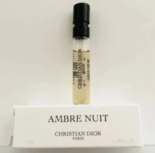 Christian Dior Ambre Nuit Eau De Parfum Sample Spray 2ml 0.07oz New In Box, L@@K