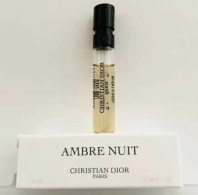 Christian Dior Ambre Nuit Eau De Parfum Sample Spray 2ml 0.07oz