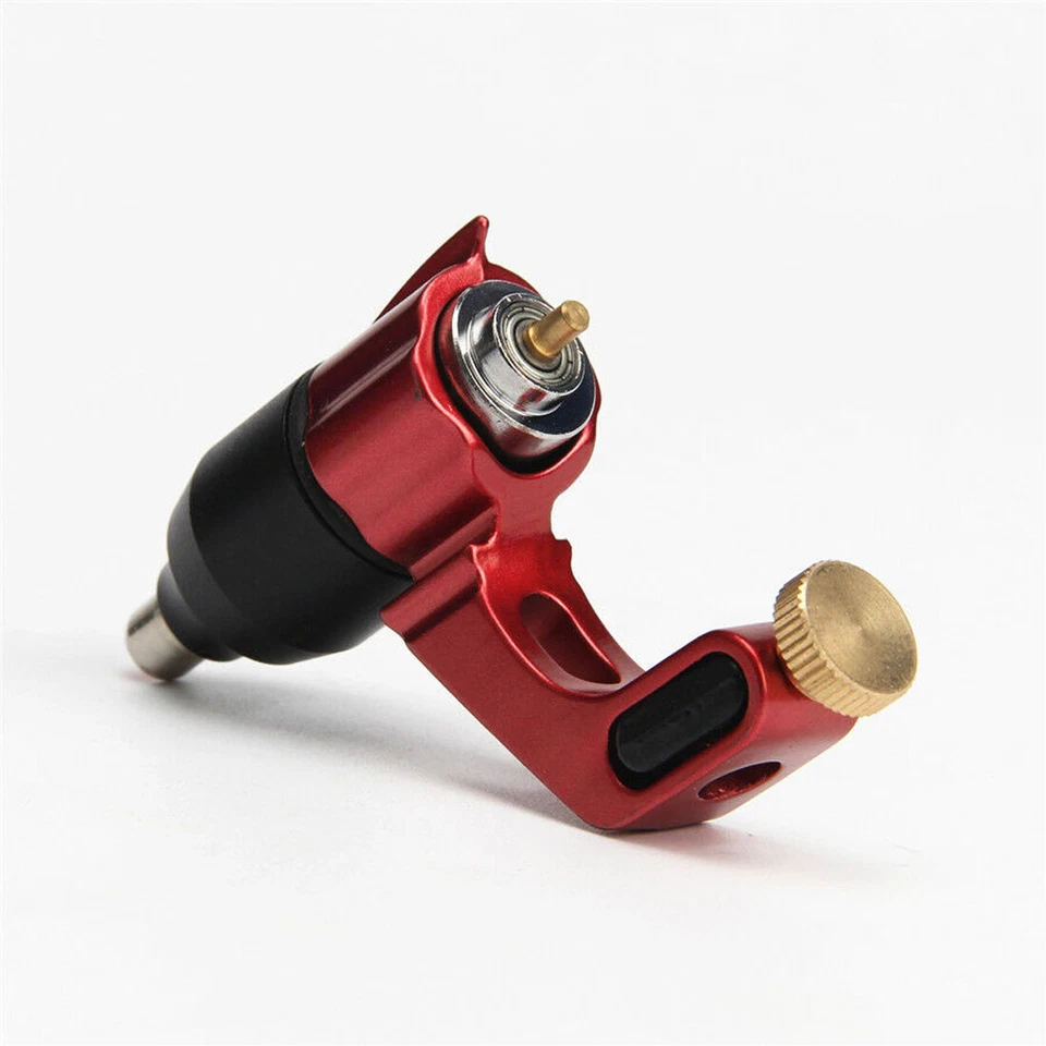 Máquina de tatuaje giratoria de aleación Shader Liner rojo ligero envío a EE. UU. Foto 4 de 4