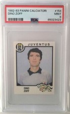 1982-83 Panini Calciatori Dino Zoff Juventus #154 PSA 9
