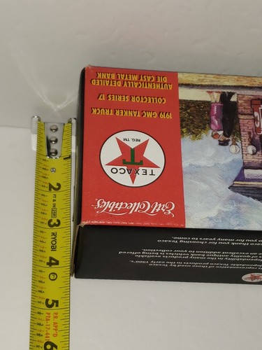 ERTL Texaco 1919 Special Chrome Edition GMC Tanker Truck Bank Diecast Unopened - Picture 21 of 21