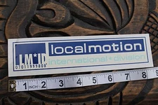 LOCAL MOTION International Division Hawaii Surfboards Vintage Surfing STICKER
