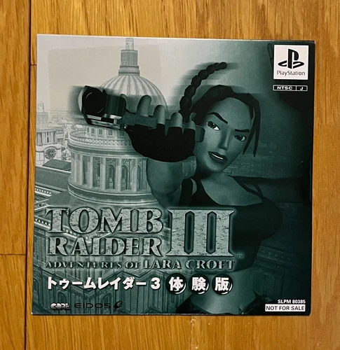 Tomb Raider 3 Demo Trial Sony Playstation New! Sealed 1999 Victor